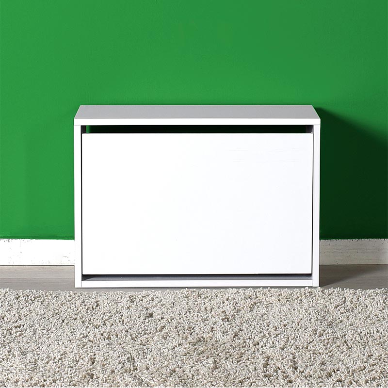 Παπουτσοθήκη Step Megapap 6 ζευγών σε χρώμα λευκό 60x30x42εκ.