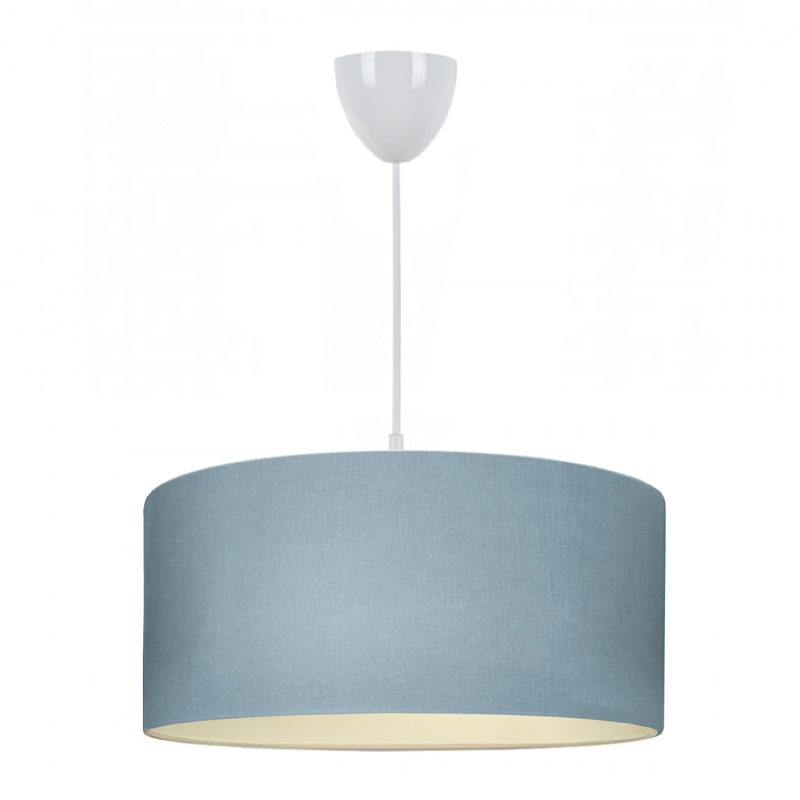 Φωτιστικό οροφής Monahan Megapap υφασμάτινο χρώμα μπλε 38x20x70εκ.