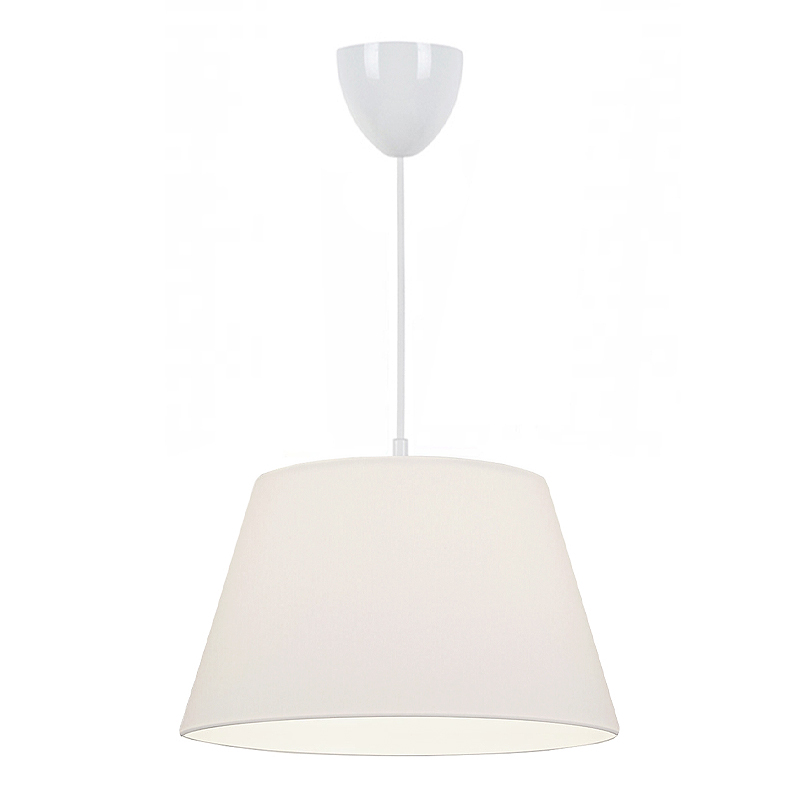 Φωτιστικό οροφής Elanor Megapap υφασμάτινο χρώμα λευκό 37x21x70εκ.