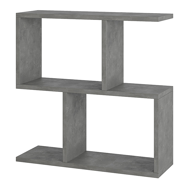 Βοηθητικό τραπεζάκι Homemania Megapap από μελαμίνη χρώμα γκρι ρετρό 60x20x60εκ.