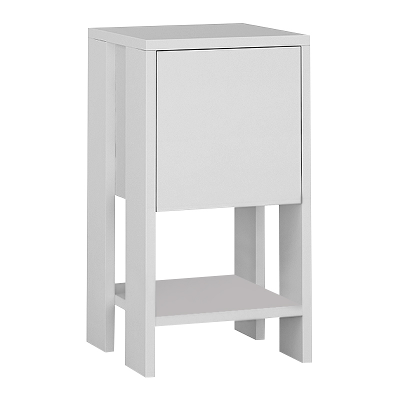 Κομοδίνο μελαμίνης Ema Megapap χρώμα λευκό 30x30x55εκ.