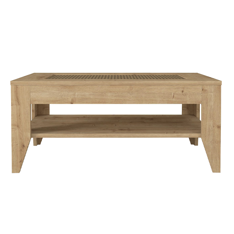 Τραπεζάκι σαλονιού Madura Megapap από μελαμίνη χρώμα sapphire 90x60x40εκ.