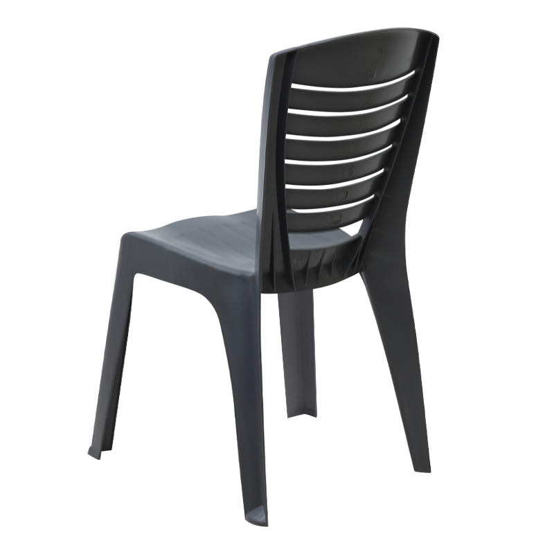 Καρέκλα πολυπροπυλενίου Tabia Megapap χρώμα ανθρακί 47x49x86εκ.