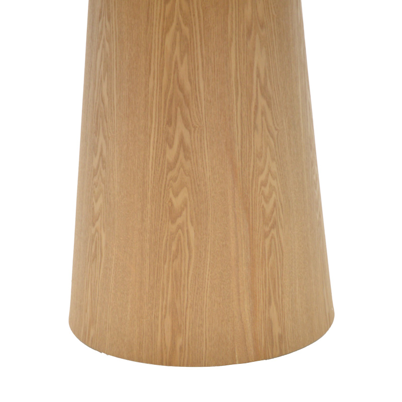 Tραπέζι Donda pakoworld mdf sonoma Φ100x76εκ