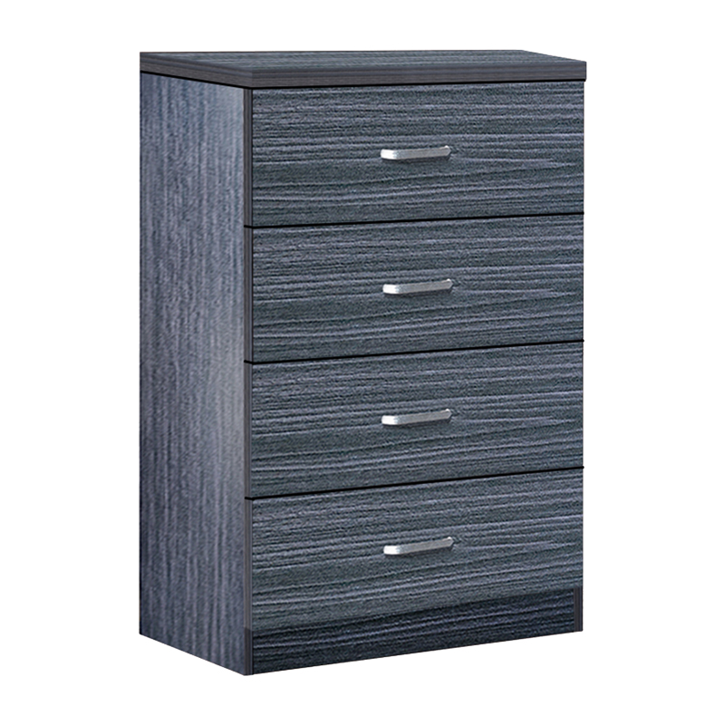 Συρταριέρα Killian pakoworld με 4 συρτάρια wenge 80x40x80εκ