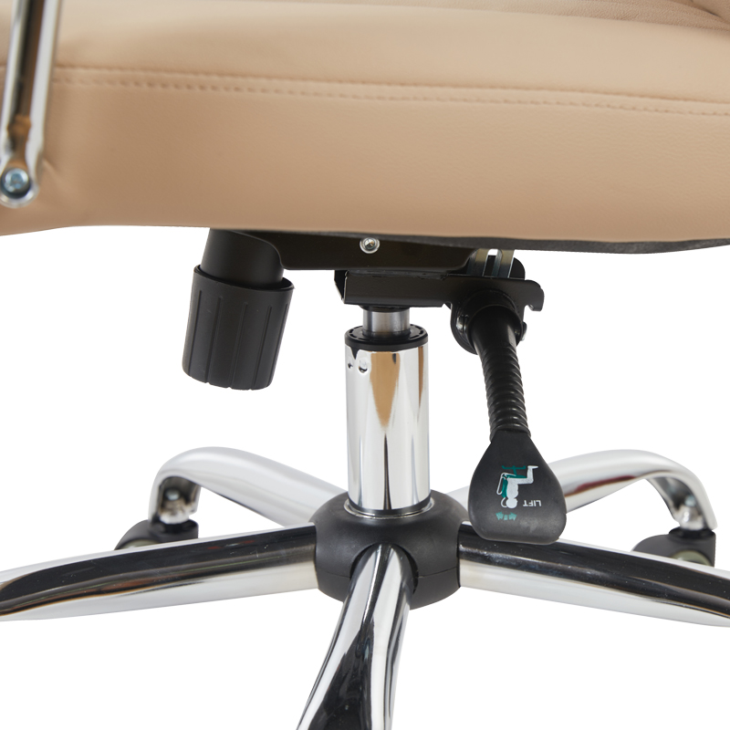 Καρέκλα γραφείου διευθυντή Morales pakoworld pu cappuccino 60x70x118-124εκ