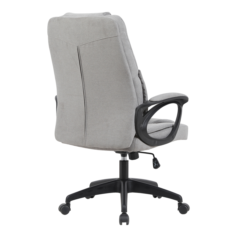 Καρέκλα γραφείου διευθυντή Kamora pakoworld ύφασμα γκρι 66x67x103-111εκ