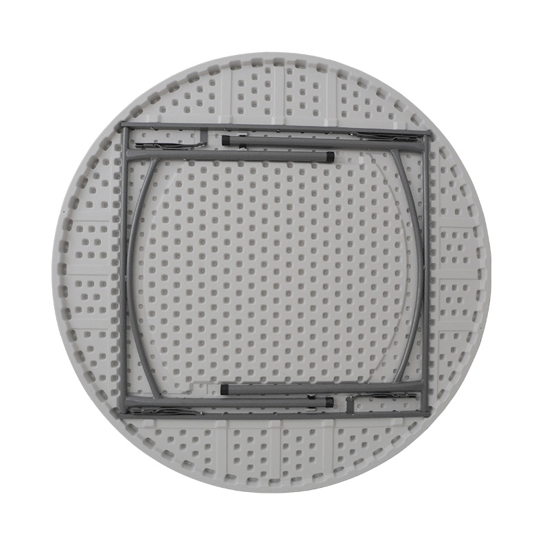 Τραπέζι μονοκόμματο catering-συνεδρίου Comfort pakoworld λευκό στρόγγυλο Φ150x74εκ