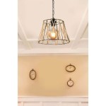 Φωτιστικό οροφής μονόφωτο PWL-1114 pakoworld Ε27 μαύρο-μπεζ 30x20εκ