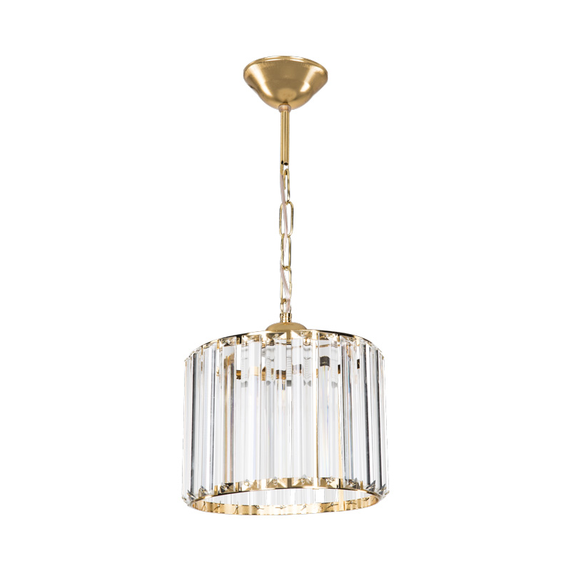 Φωτιστικό οροφής μονόφωτο Lavina pakoworld Ε27 σε χρυσή απόχρωση Φ20x20εκ