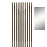 Έπιπλο εισόδου Arika pakoworld λευκό-sonoma 100x37x199.5εκ