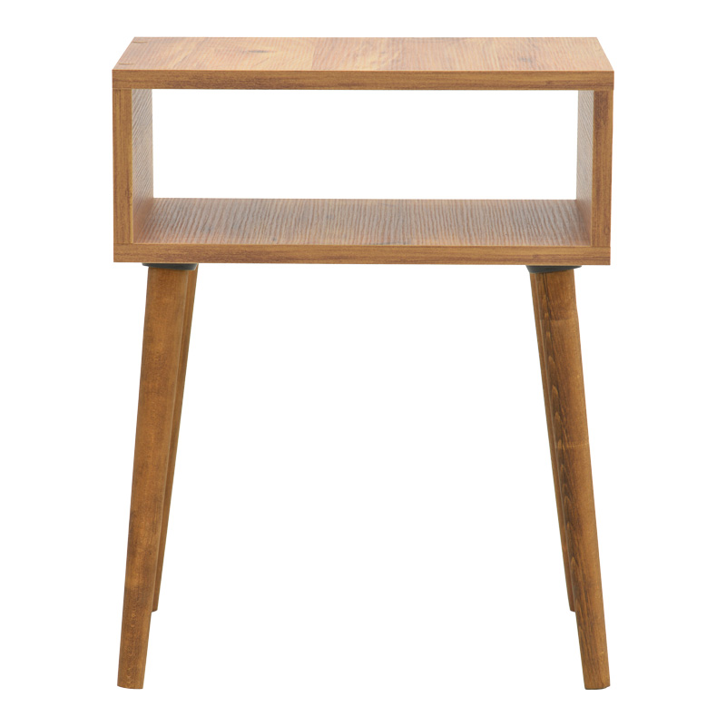 Κομοδίνο Hank pakoworld σε φυσική απόχρωση 45x30x60εκ