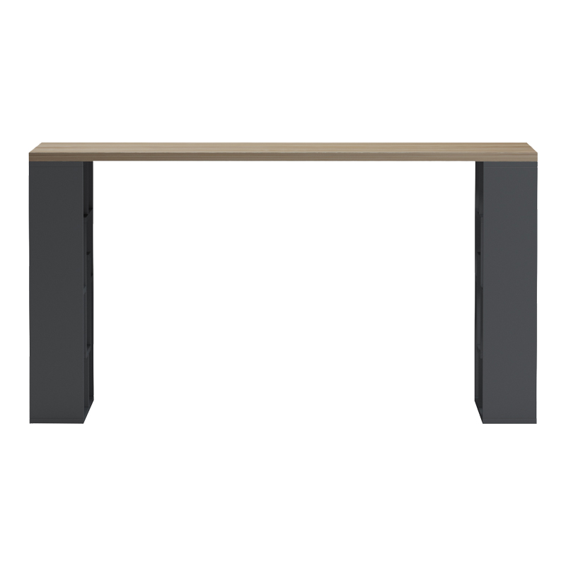 Γραφείο εργασίας Lovet pakoworld ανθρακί-sonoma 140x60x75εκ