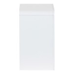 Κομοδίνο Zeplen pakoworld MDF σε λευκή απόχρωση 40x30x53εκ