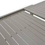 Τραπέζι επεκτεινόμενο Lafla pakoworld αλουμίνιο σε σαμπανιζέ απόχρωση 160-240x90x75εκ