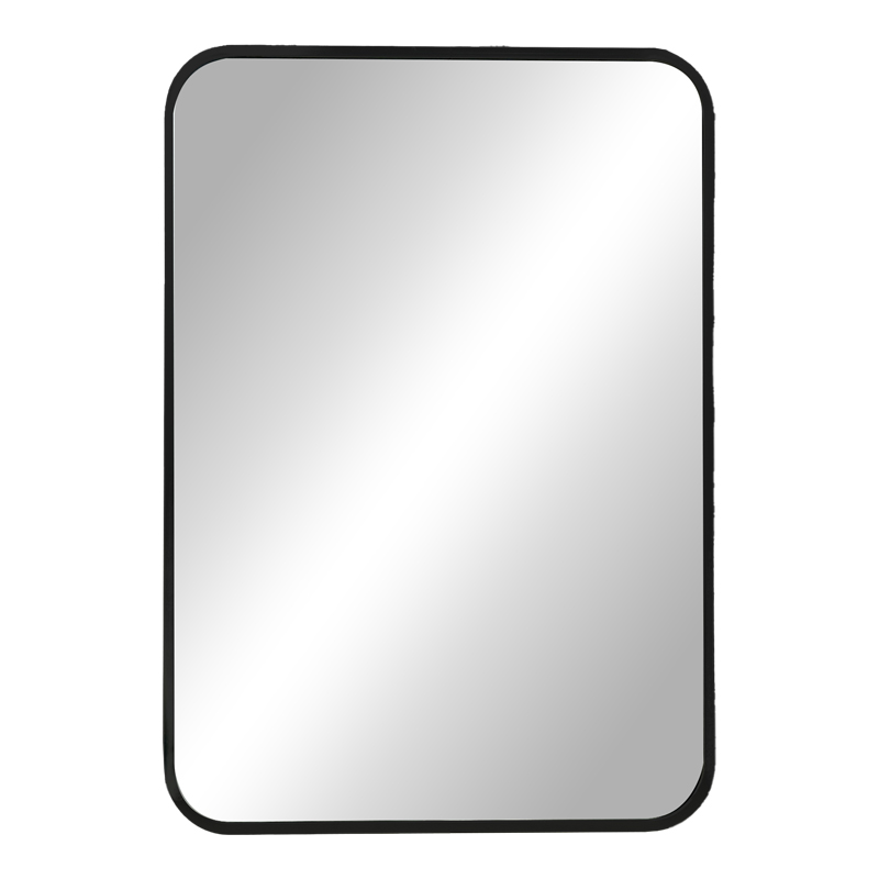 Καθρέπτης Classy pakoworld μαύρο αλουμίνιο 50x2.5x80εκ