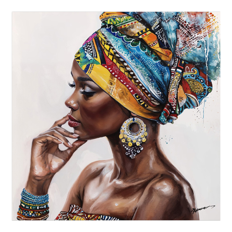 Πίνακας σε καμβά Jalo Ι 3D Inart με πλαίσιο 80x3.5x80εκ