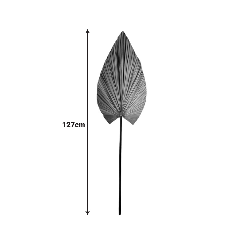 Διακοσμητικό φύλλο Leafen pakoworld φυσικό palm leaf 134εκ