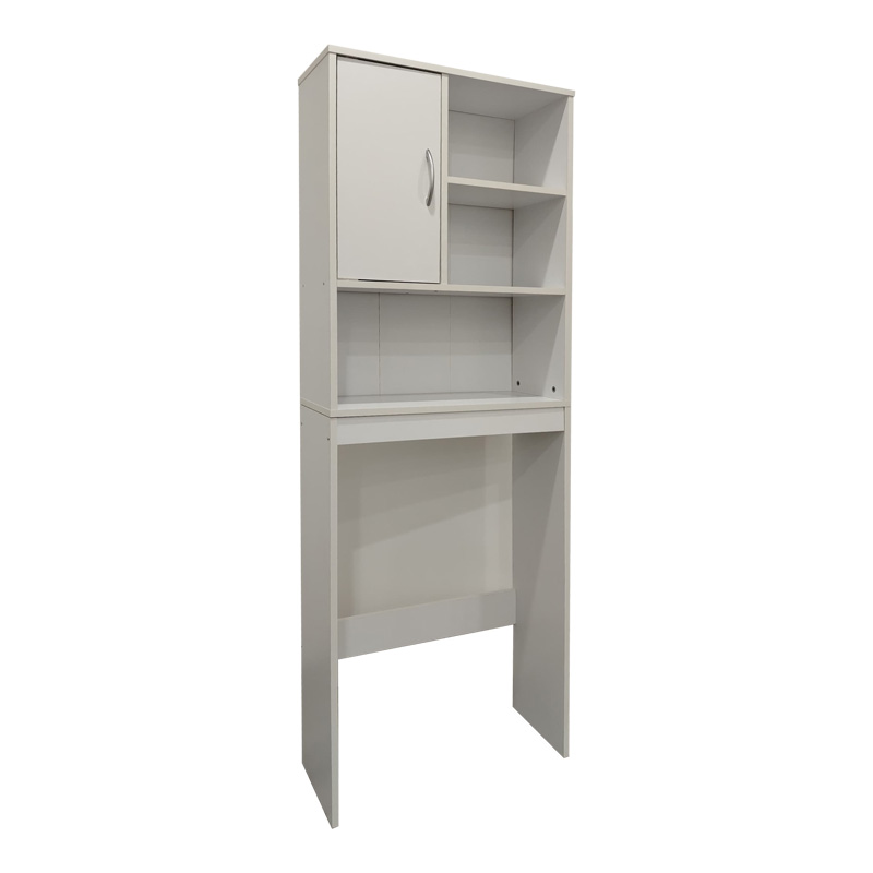 Έπιπλο μπάνιου Tazien pakoworld σε λευκή απόχρωση 60x24x168.5εκ