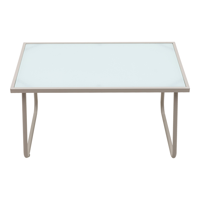 Σαλόνι εξωτερικού χώρου Veranda textilene-μέταλλο σε cappuccino απόχρωση