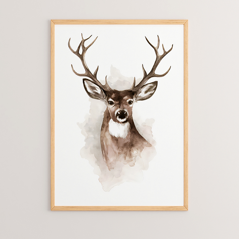 Πίνακας Deereby pakoworld με ψηφιακή εκτύπωση και πλαίσιο 33x1.5x48εκ