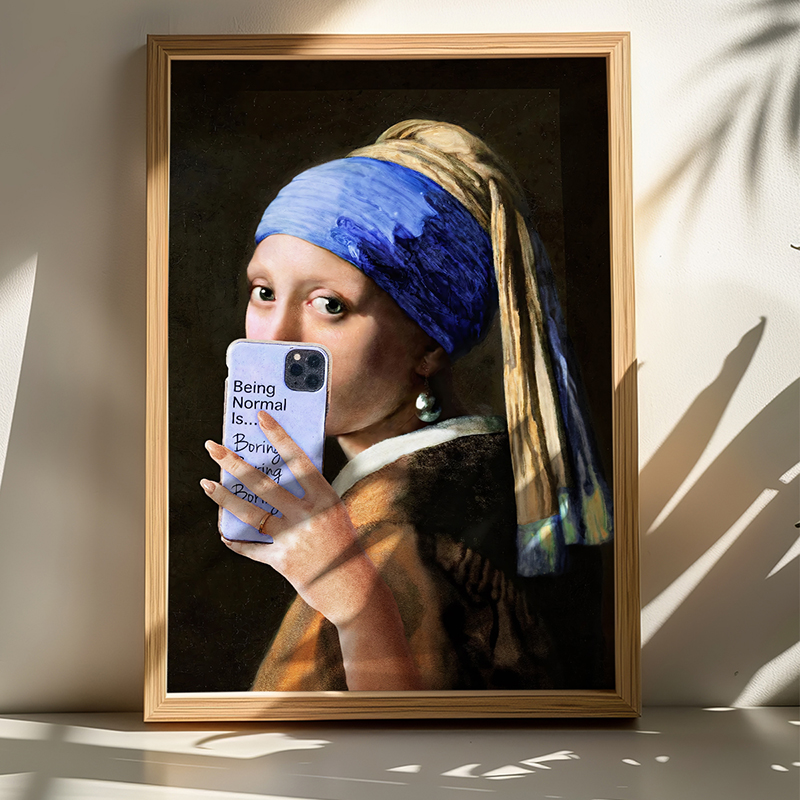 Πίνακας Dorazen pakoworld με ψηφιακή εκτύπωση και πλαίσιο 33x1.5x48εκ